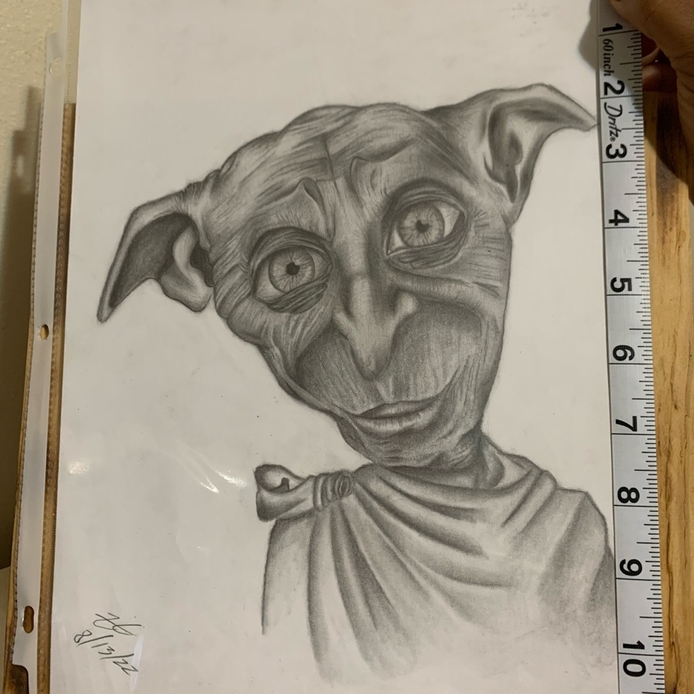 Dobby from Harry Potter sketch art
